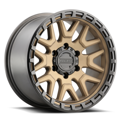 Aluminum Wheels 16x8 Krank 953BZ Satin Bronze 0 Offset 6 on 139.7 Bolt Pattern 106.1 Bore Raceline