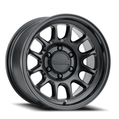 Aluminum Wheels 17x9 Rogue 958B Satin Black -12 Offset 8 on 165.1 Bolt Pattern 130.81 Bore Raceline