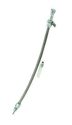 Automatic Transmission Dipstick & Tube Braided Stainless Steel Fits GM 700R4 Mr Gasket