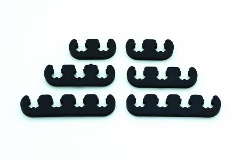 Wire Separators Plastic 7 mm / 8 mm Black Fits 7 or 8mm Spark Plug Wires Mr Gasket