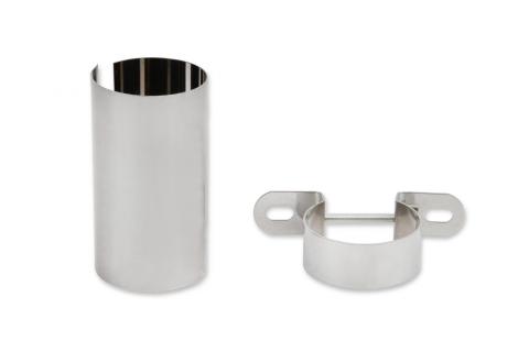 Chrome Coil Holder Bracket with Bolt Horizontal  Mount Fits Most Horizontally Mounted Canister Style Coils Mr Gasket