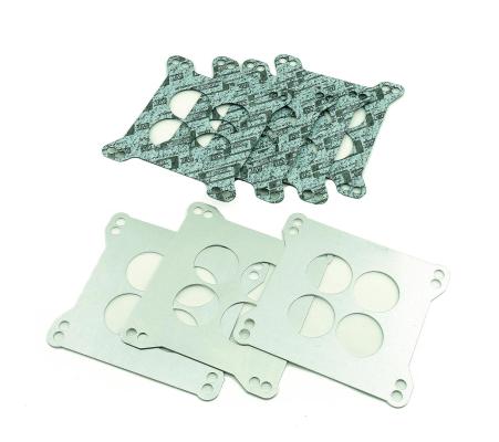 Carburetor Heat Dissipater Holley/AFB 1/2 Inch This carburetor heat dissipater fits Holley & AFB and is 1/4 Inch of the 4 holes is 1-11/16 Inch diameter Mr Gasket