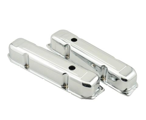 Chrome Valve Covers Fits 1965-1979 Chrysler 383-440 Big Block Mr Gasket