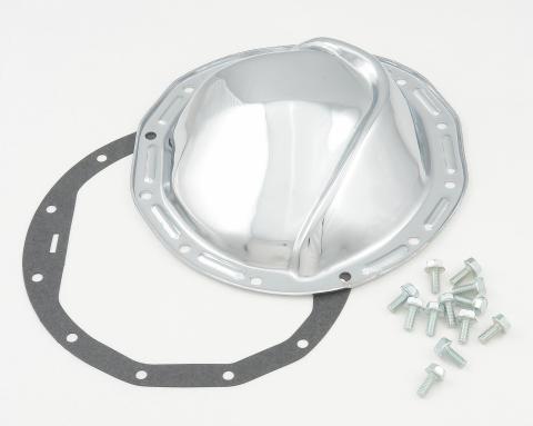 Chrome Differential Cover Fits 1965-1972 GM Car 12-Bolt with 8-7/8 Inch Ring Gear Mr Gasket