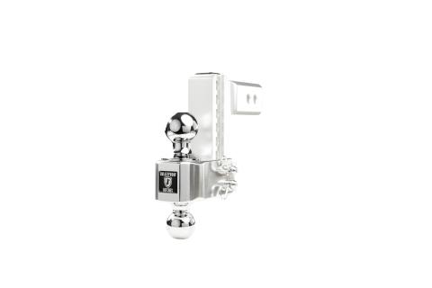 2.5 inch Aluminum Medium Duty 4 inch Drop/Rise Hitch BulletProof Hitch