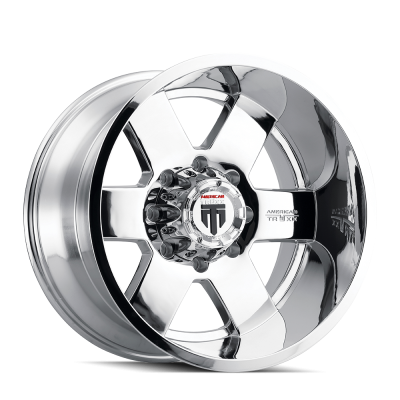 Armor AT155 Chrome 18X9 5-139.7 -12MM 87.1MM Off Road Wheels American Truxx