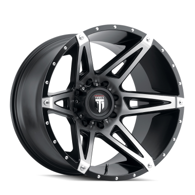 Kutz AT1902 Gloss Black Machined 20X9 8-165.1 -12MM 125.2MM Off Road Wheels American Truxx