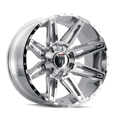 Boom AT1903 Chrome 20X9 8-165.1 -12MM 125.2MM Off Road Wheels American Truxx