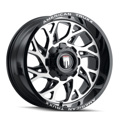 Destiny AT1913 Black Machined 20X9 8-165.1 0MM 125.2MM Off Road Wheels American Truxx