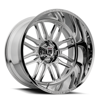 Restless AT1915 Chrome 22X12 6-139.7 -44MM 106MM Off Road Wheels American Truxx