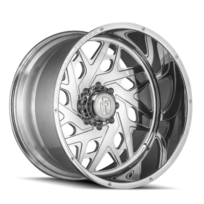 Forged Aries ATF1909 Polished 22X12 8-180 -44MM 124.2MM Off Road Wheels American Truxx Forged