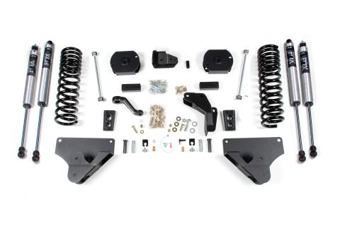 4 Inch Lift Kit Ram 2500 14-18 4WD Gas Rear Lift Coil Spacers Fox 2.0 Performance Shocks