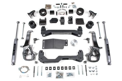 4 Inch Lift Kit Ram 1500 w/ Air Ride 13-18 4WD NX2 Nitro Shocks