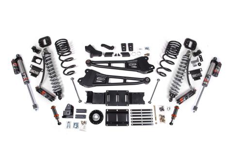 2025 Ram 2500 4WD (Diesel) 6 Inch Radius Arm Suspension Lift Kit, 4.5 Inch Rear Lift, Coil Spring - Fox 2.5 PES C/O, Fox 2.0 IFP Bump Stop, Fox 2.5 PES Shocks BDS Suspension