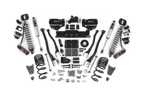 2025 Ram 2500 4WD (Diesel) 6 Inch 4-Link Suspension Lift Kit, 4.5 Inch Rear Lift, Coil Spring - Fox 2.5 PES C/O, Fox 2.5 IFP PS Shocks BDS Suspension