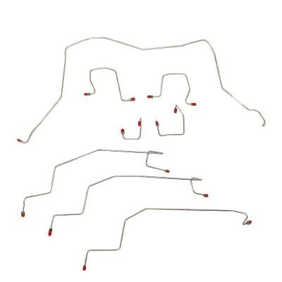 Complete Brake Line & Hose Kit For 01-02 Ram 2500 4WD Automatic Trans 4WD Disc Ext Cab/Short Bed Stainless Fine Lines