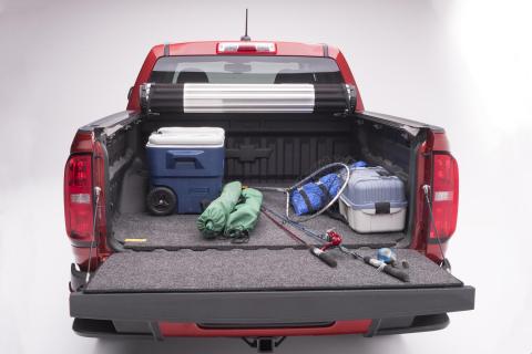 Bedmat For Spray-In Or No Bed Liner 07-18 Silverado/Sierra 5'8 inch Bed 3/4 Inch Thick For Use w/Spray On Bed Liner And Non Liner Applications Charcoal BedRug
