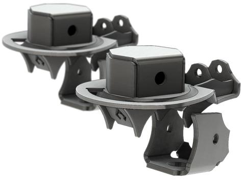 Ultimate Coil Bracket 0 Degree LCA Brackets 3.5 Inch Tube Diameter Artec Industries