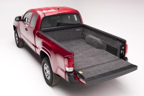 Bedliner 2024-2025 Toyota Tacoma 73.5 inch Bed Complete Truck Bed Liner 3/4 Inch Thick Floor 1/4 Inch Thick Side Walls Incl. Bulkhead And Tailgate Charcoal BedRug