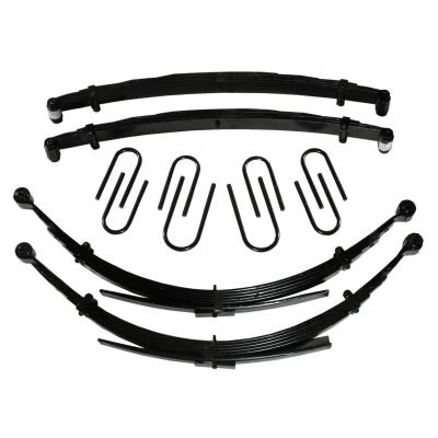 Lift Kit 6 Inch Lift For Use w/56 Inch Rear Spring Includes Front/Rear Leaf Springs Front/Rear U Bolt Kits Bushing Kit Brake Line Brackets 73-86 K10 Suburban K15/K1500 Suburban Skyjacker