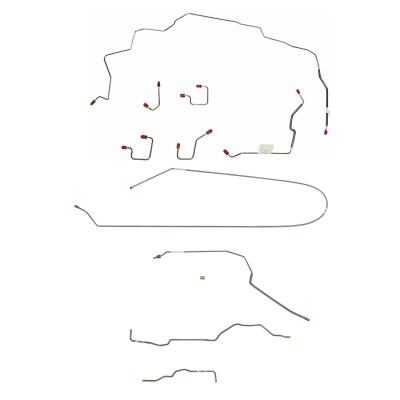 Complete Brake Line Kit For 97-98 Jeep Grand Cherokee Complete Steel Fine Lines