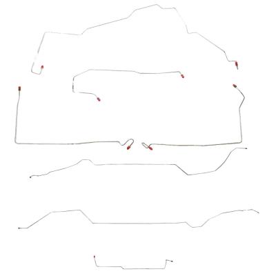 Complete Brake Line Kit For 2001-05 Grand AM/Malibu/Alero with ABS Complete Steel Fine Lines