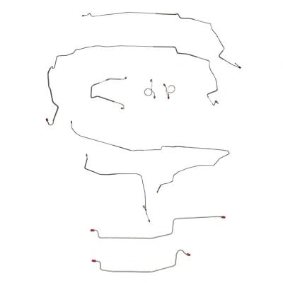 Complete Brake Line Kit For 84-86 Mustang SVO W/Subframe Connectors Complete Steel Fine Lines