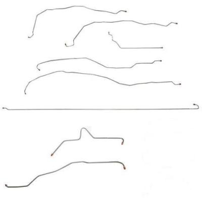 Complete Brake Line Kit For 01-05 GM 1500HD Truck Complete Stainless Fine Lines