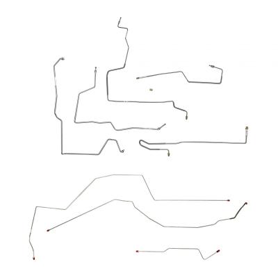 Complete Brake Line Kit For 97-99 Malibu Olds Alero With ABS Complete brake line kit. Stainless Fine Lines