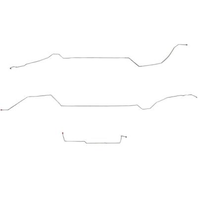 Intermediate Brake Line For 01-05 Malibu Alero Grand Am with ABS Stainless Fine Lines