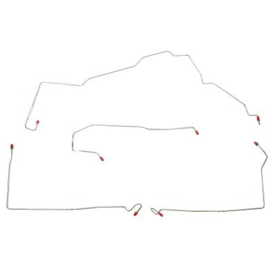 Front Brake Line Kit For 01-05 Malibu Alero Grand Am with ABS Steel Fine Lines