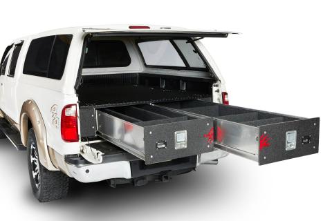 Cargo Locker Base 12 Inch Single Drawer System 99-Pres Ford Super Duty F250/F350 Short Bed Cargo Ease