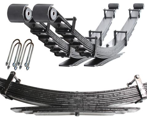 Rear Progressive Leaf Spring Kit 2003-09 RAM 2500/3500 Diesel 2 Lift Carli Suspension