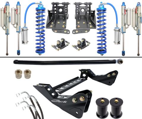 Tuned 2.5 Coilover/Bypass Package 4.5 Lift 2008-10 Ford F250/F350 4x4 Carli Suspension