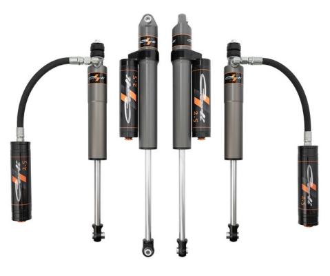 Pathfinder 2.5 Shock Package for 4.5-5.5 Inch Lift 05-24 Ford F250/350 Diesel Reservoir mounts included Carli Suspension