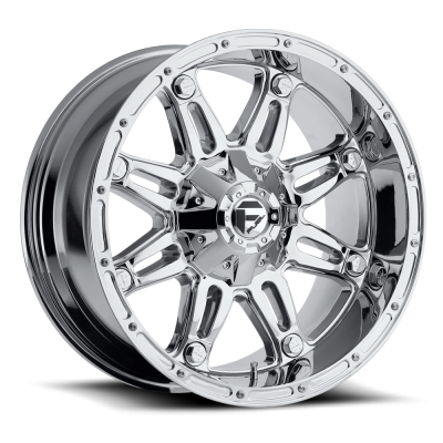 Aluminum Wheels 20X9 Hostage D530 8 On 165.1 Chrome 125.2 Bore 1 Offset Fuel Off Road Wheels
