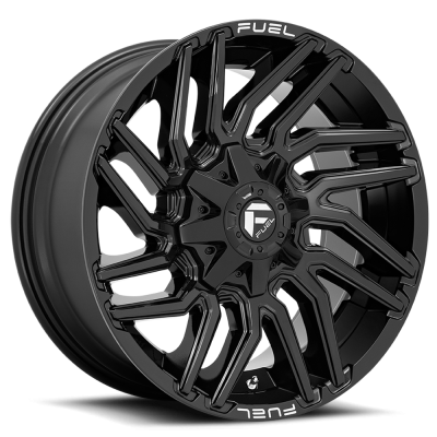 Aluminum Wheels 20X9 Typhoon D776 8 On 165.1 Gloss Black 125.2 Bore 1 Offset Fuel Off Road Wheels