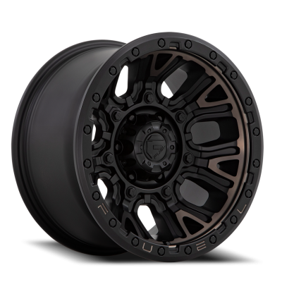 Aluminum Wheels 20X9 Traction D824 5 On 139.7 Matte Black Double Dark Tint 78.1 Bore 1 Offset Fuel Off Road Wheels