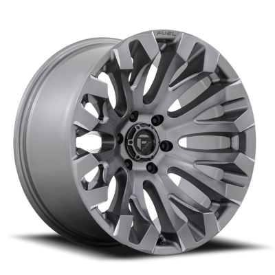 Aluminum Wheels 20X10 Quake D830 5 On 139.7 Platinum Gray 78.1 Bore -18 Offset Fuel Off Road Wheels