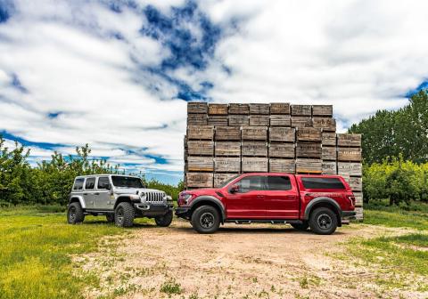 EpYx Step System Cab Length (2 Steps per Side) 2019-2025 (New Body Style) Ram 1500 Quad Cab Textured Black NFab