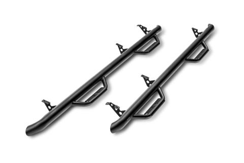Nerf Step Bar Cab Length (2 Steps per Side) 21-25 Ford Bronco 4 Dr Textured Black NFab
