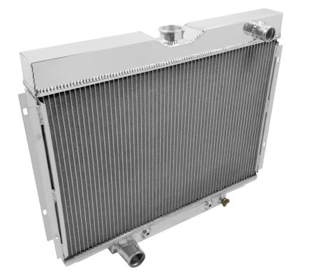 Aluminum Radiator 4 Row 1967-1970 Ford V8 (390/427/428) (4-Row) Equipped With 24 Inch Wide Core Frostbite Cooling