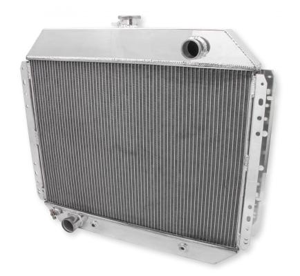 Aluminum Radiator 2 Row 1966-1979 Ford P/U & Suv V8 (302/351/352/360/361/390/400/460) (2-Row) W/ 19 Inch Tall Core Frostbite Cooling