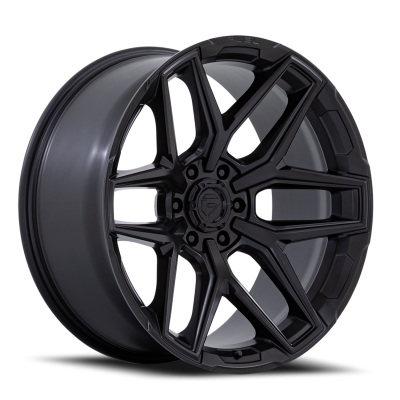 Aluminum Wheels 18X9 Flux 6 FC854MX 6 On 120 Blackout 66.9 Bore 20 Offset Fuel Off Road Wheels