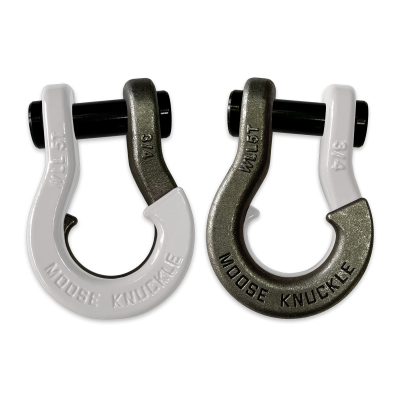 Jowl Recovery Split Shackle 3/4 Pure White and Raw Dog Combo Moose Knuckle Offroad