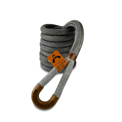 Lug Line Stretch Recovery Rope Gun Gray 30 Feet Moose Knuckle Offroad