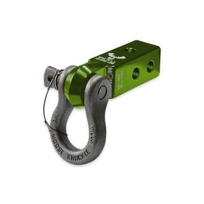 B'oh 3/4 Spin Pin Shackle and Mohawk 2.0 Receiver Combo Bean Green / Raw Dog Moose Knuckle Offroad