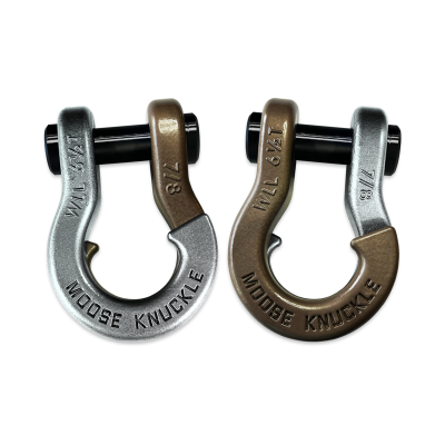 Jowl Recovery Split Shackle 7/8 Nice Gal and Buff Bronze Combo Moose Knuckle Offroad