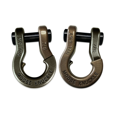 Jowl Recovery Split Shackle 7/8 Raw Dog and Buff Bronze Combo Moose Knuckle Offroad