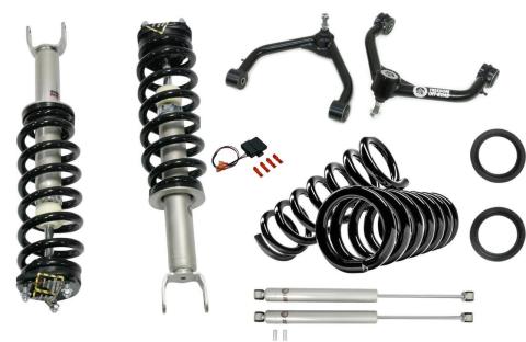 2013-2018 Ram 1500 No Rebel 3.5 Inch Front 3 Inch Rear Lift Kit Air Suspension Conversion with Front Upper Control Arms Freedom Off-Road